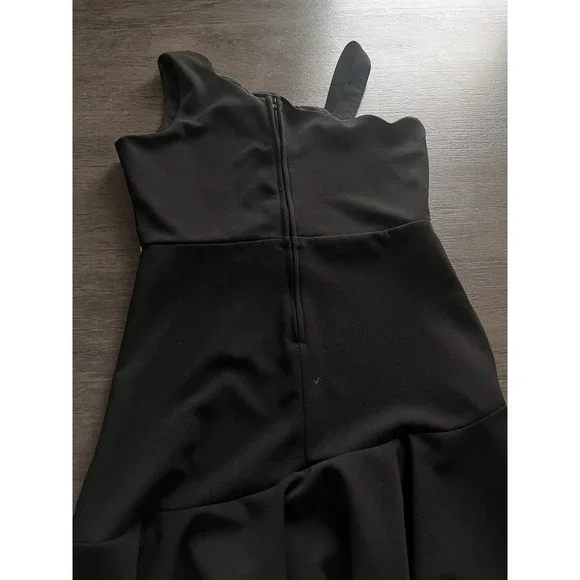 Rare Tour Girls Dress Size 14 STRECH Black Festive Holiday Christmas Dress - Picture 4 of 5